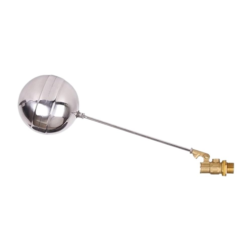Water Level Control 1pc Brass Water Float Ball Valve, 1inch 1/2inch Efficient Liquid Level Control for Industry(1/2inch)