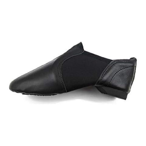 SKMAXO Genuine Leather Slip-On Dance Shoes Cover