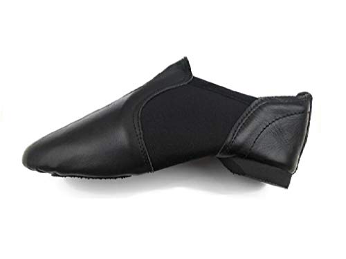 Chaussures de jazz à enfiler en néoprène - Chaussures de danse jazz et de danse moderne, Noir , 25 EU