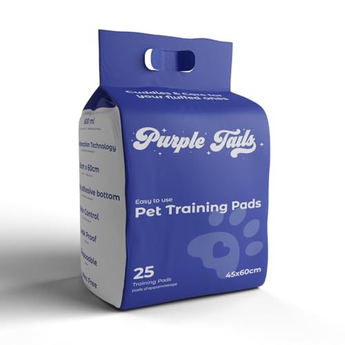 Image of Canada Pet Training Pads with Adhesive Tape - 8 Layers Super-Absorbent Pee Pads with Built in Pet Attractant for Dogs - Leakproof Pee Pads - Small, Medium Dog Pee Pads (25, 45x60 cm)