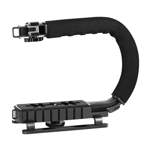 Support compact pour appareil photo facile à utiliser - Améliore la stabilité de la prise de vue - Poignée réglable antidérapante - Stabilisateur de prise de vue vidéo - Stabilisateur de prise de vue