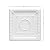 À LA MAISON CEILINGS R47 Romanesque Wreath Foam Glue-up Ceiling Tile (128 sq. ft./Case), Pack of 48, Plain White