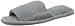 Dearfoams Women's Scuff Slipper,Shale,Large/9-10 M US