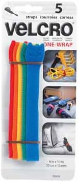Velcro 90438CS Get-A-Grip Strip 5/8" - Cd/5 (Pack of 12)