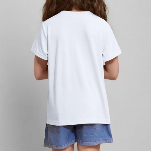 Girls' T-Shirts Short Sleeve Shirts Cool Girl Graphic Tees Summer Cotton Tshirts Crewneck Cute Tops3