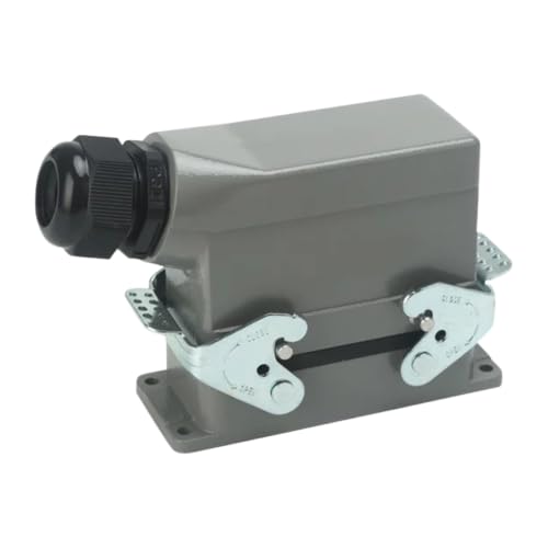 Enchufe aéreo HDC-HSB-006 de 6 núcleos con salida lateral superior de 35A y 500V 2