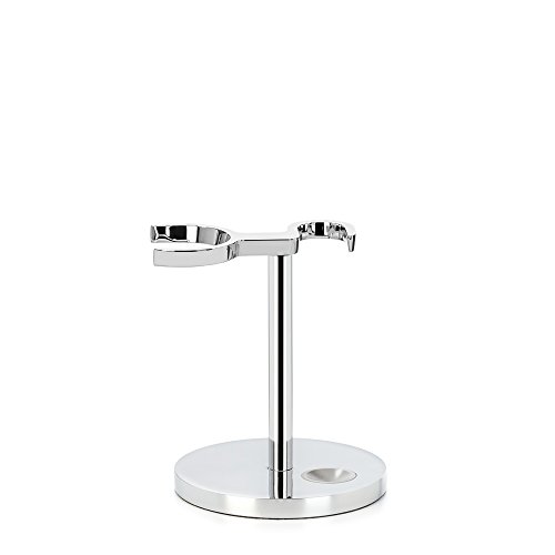 MÜHLE Universal Stand for Razors & Shaving Brushes | Shave Accessory | Chrome Modern Design