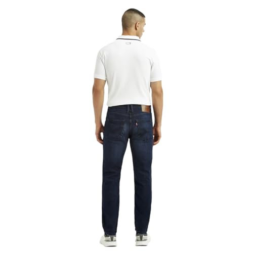 Image of Men's 511 Dark-Blue Slim Fit Mid Rise Jeans