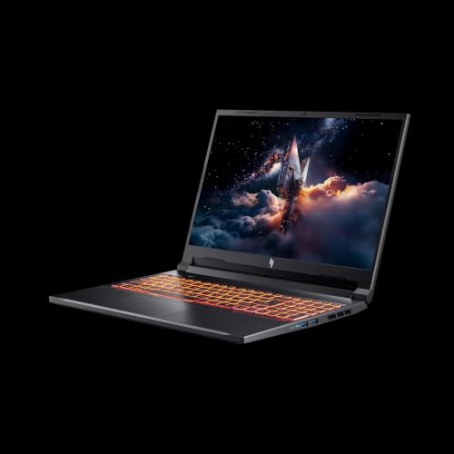 Image of acer Nitro V 16 AI WUXGA (1920 x 1200) IPS 180Hz Gaming Laptop AI PC, AMD Ryzen 5 240 Processor, NVIDIA GeForce RTX 5050 8GB GDDR7 VRAM, 16GB RAM, 512GB SSD, (16 inch, R5, RTX5050)