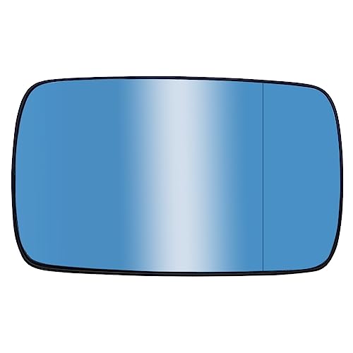 LOIYLLEN Passenger Side Mirror Replacement for BMW E46 320i 323i 325i 328i 330i & E39 525i 528i 530i 540i - Right Side Mirror Glass, Rear View Mirrors Glass with Power Heated