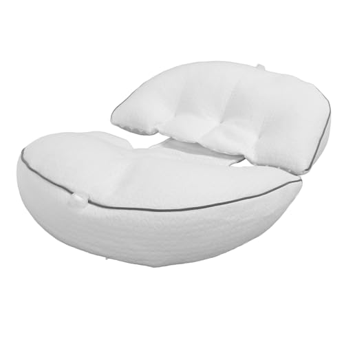 Hztyyier Cómoda Almohada de Maternidad, Ajustable, Suave, Transpirable, para Dormir de Lado, Almohada de Embarazo para Mujeres Embarazadas, Postura Incorrecta para Dormir, Soporte de Corporal para