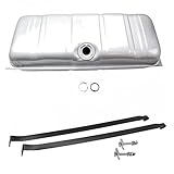TRQ Fuel Tank & Strap Kit Fuel Tank Strap Gas Fuel Tank Compatible with 1961-1964 Chevy Bel Air Impala Biscayne 576-059 10497135 3777685 GM31 ST35