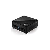 MSI Cubi 5 Mini PC, Intel Core i3-10110U, 8GB Memory, 256GB SSD, WiFi 5, BT 5.1, USB Type-C, Dual Di