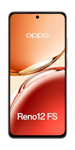 OPPO Reno12FS 4G - Smartphone Libre con IA, 16GB (8GB+8GB) 512GB, Pantalla 2.5D AMOLED 6.7, Cámara 50+8+32 MP, Android, IP64, Batería 5000mAh, Carga Rápida 45W - Naranja