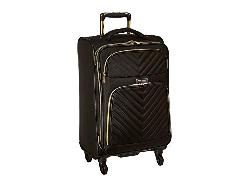 Kenneth Cole Reaction Women's Chelsea 2-Piece 20" Expandable 4-Wheel Carry-On Suitcase & Matching 15" Laptop Tote, Black by Kenneth Cole REACTION - Used condition - CA$81.43