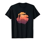Retro Berg Klettern Felsenklettern Bouldern T-Shirt