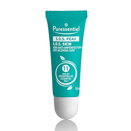 Puressentiel – Erste Hilfe - SOS Haut gegen Unreinheiten - Pickel und Mitesser – Schnelle, gezielte wirkung – Unter dermatologischer kontrolle getestet -10 ml
