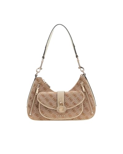 Guess Sac Bandoulière Jessa Girlfriend Sat Latte Logo JG836218 - vue 2