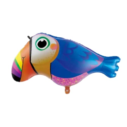 Image of Party Decorz Woodpecker Foil Balloons Set Of 5(1pcs Woodpecker Foil Balloon+2pcs Happy Birthday Round Foil Balloon+2 Pcs Round Foil Balloon) For Children Birthday Party Decorations