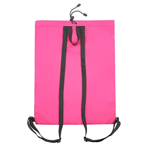 Mairle Light Weight Yoga Gym Sack Drawstring Bag Sports Backpack Outdoor Daypack For Men & Women, Pink #TOP3