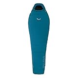 Conectable entre productos SALEWA Diadem Mild Saco de Dormir, Adultos Unisex, Ink Blue (Azul), Left