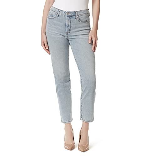 Jean Slim Straight Jessica Simpson Plus Taille Haute Denim Femme Grande Taille Coupe Droite