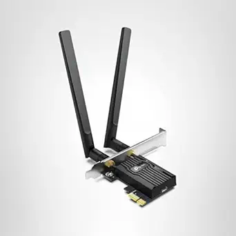 TP-Link WiFi 6 PCIe WiFi Card for Desktop PC AX3000 (Archer TX55E), Bluetooth 5.2, WPA3, 802.11ax Dual Band Wireless Adapter with MU-MIMO, Ultra-Low Latency, Supports Windows 11, 10 (64bit) Only