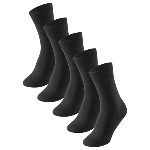 Schiesser Herren Multipack 5 Pack Herrensocken Strümpfe Socken, Schwarz, 43-46 EU