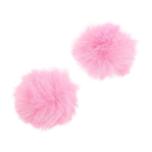 BESPORTBLE 2Pcs Creative Microphone Cover Splash Mic Sleeve Ktv Furry Mic Protector Compatible with Various Microphones Reduces Wind Noise Blocks Dust