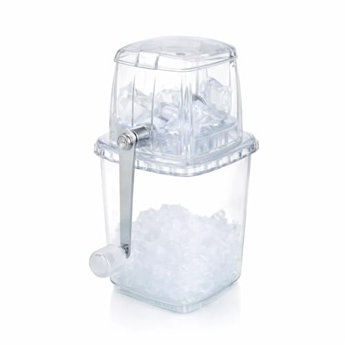 La mejor comparación de trituradora de hielo walmart al mejor precio. 46 MRK HOME Picahielos Manual Transparente con Manivela Metálica, Trituradora de Hielo para Bebidas, Coctelería y Cocina, Uso Doméstico