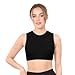 Kosher Casual Women's Modest Cropped Tank Shell XL Black