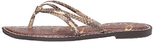 Sam Edelman Women's Gerianne Flip-Flop, Wheat Multi, 8 #TOP7
