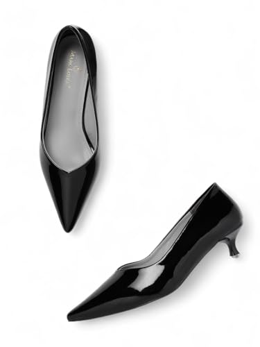 Image of Marc Loire Women's Kitten Heel Pump Shoes for Formal and Office Wear