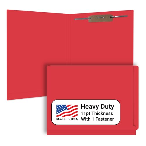 Red File Folders, USA Made, Doctor Stuff, One 2