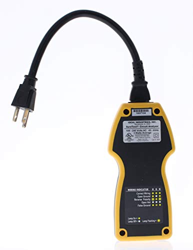 Ideal Industries Inc. 61-164 Suretest Circuit Analyzer, Catiii 300V Ac #TOP3