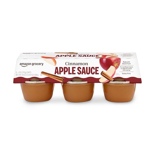 Amazon Grocery, Cinnamon Apple Sauce, 4 Oz...