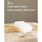 MESHA Jewelry Boxes Bulk 96PC, Matte Cardboard Gift Boxes, Cotton Filled Box with Lids, Brown 3.5x3.5x1 Inch, Bulk Square Small Kraft Gift Boxes - Image 4