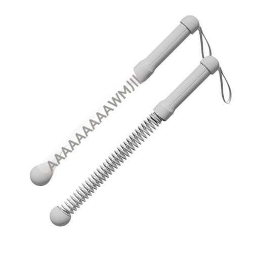 Flood Forceコードレススプリングバトルロープスイングロープ体力トレーニングロープ腕力筋力トレーニング屋内と屋外のバトルロープエクササイズ (グレー)