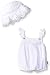 Burt's Bees Baby Girls' Organic Crochet Bubble and Hat Set