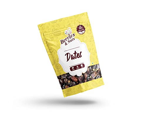 Image of Berries And Nuts Premium Khanezi Dates | Premium Size UAE Dates | 500 Grams