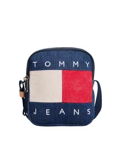 [トミーヒルフィガー] アーカイブデニムリポーターバッグ AM13814 FREE インディゴブルー1AF