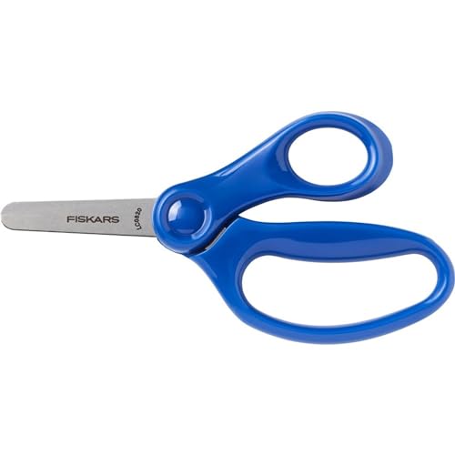 Fiskars Tesoura infantil de 12,7 cm (5 polegadas), azul