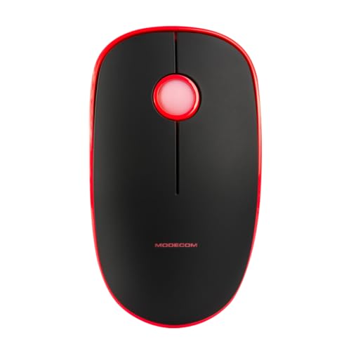 Modecom 00129 Souris Optique sans Fil MC de wrm113 Rouge/Noir