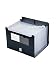 Smead Poly Desktop Expanding File, 12 Pockets, Flap and Cord Closure,  Letter Size, Black (70845)
