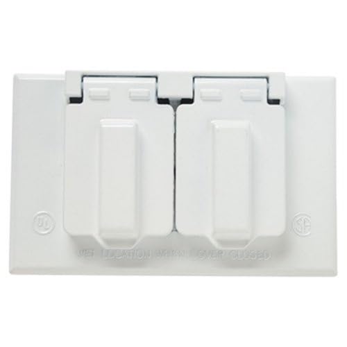 Funda impermeable Legrand para Pass & Seymour CA8WH horizontal blanco 2