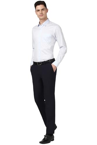 Image of Peter England Men's Cotton Print Slim Fit Shirt
