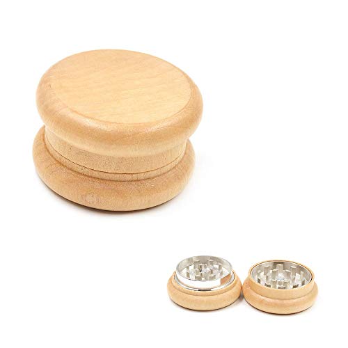 Wooden Herb Grinder, Classic Herb Grinder Wood, 2.2" Herb Spice Grinders