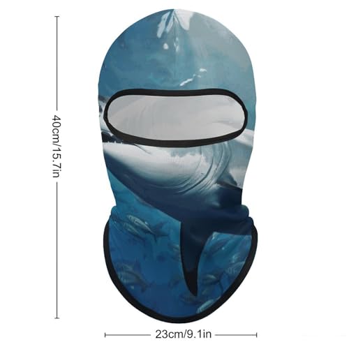 Balaclava Mask for Men Ski Mask for Women Fish in Underwater Full Face Mask Face Cover for Cycling miniatura 2