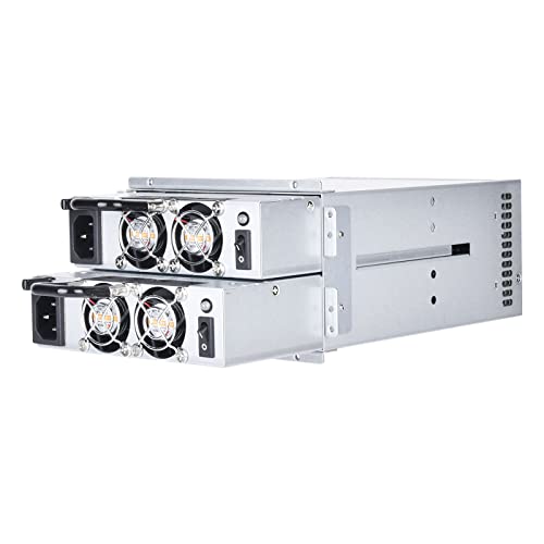 Image of SilverStone Technology GM600 Silver Cybenetics Silver 600W mini redundant Power Supply, SST-GM600-S, TAA Compliant