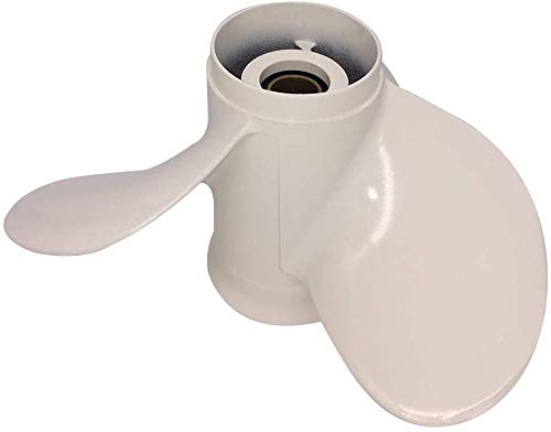 ARKDOZA 3 Balde 13 Spline Tooth RH Prop T25/F40/F50/40HP/48hp/50hp/F60 Aluminum Propeller for Yamaha Outboard Motor Engine with Rubber Hub (11'' x 15'') - Image 4